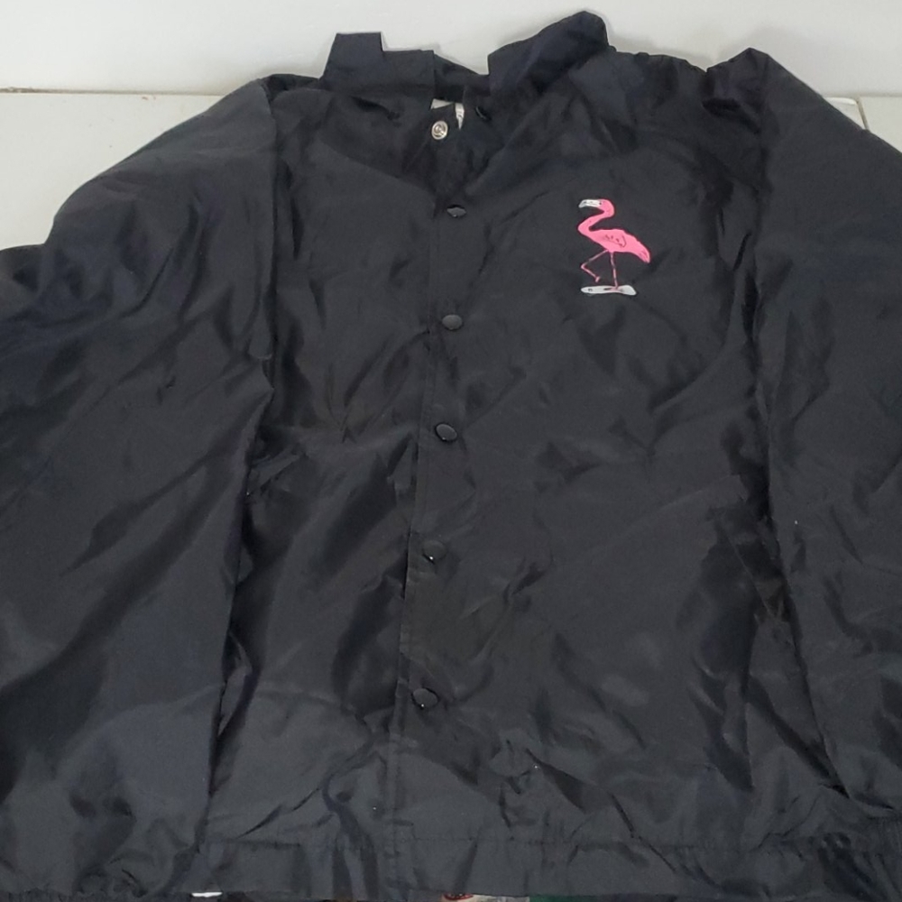 RipNDip lined windbreaker bomber jacket